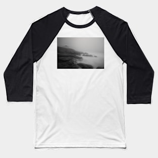 Foggy Lighthouse Baseball T-Shirt